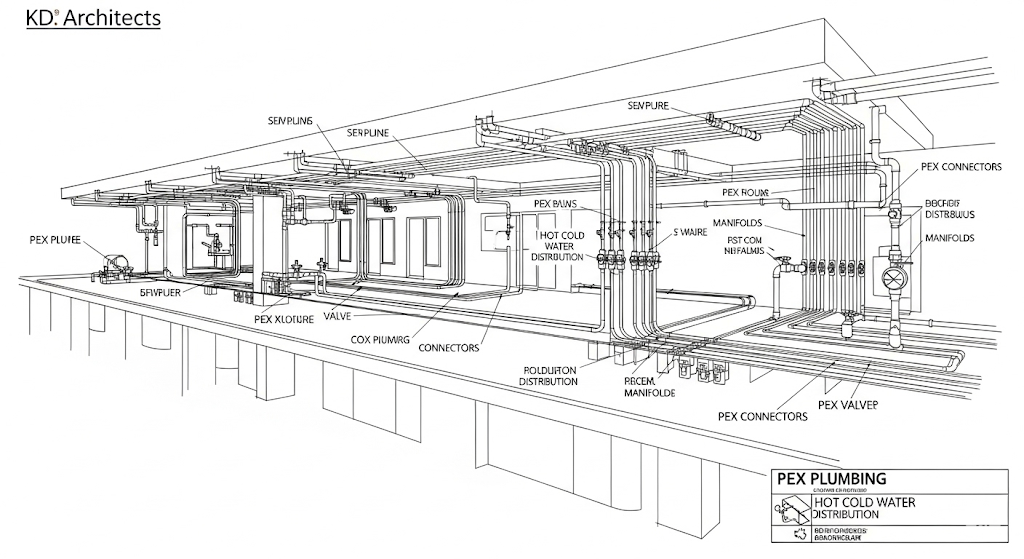 Pex Plumbing Type KDArchitects Plumbing Piping